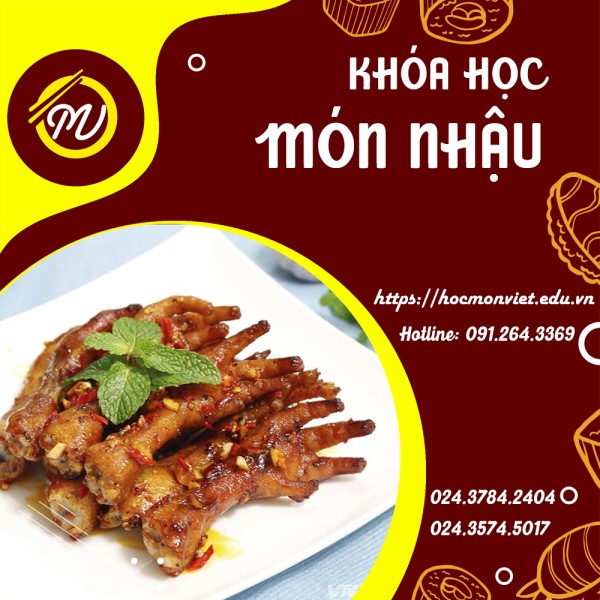 Khóa học nấu món nhậu - Học Món Việt